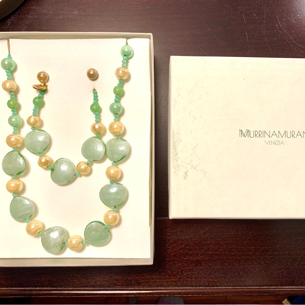 PRICE DROP! Genuine Venezia Murano Glass Jewelry set
